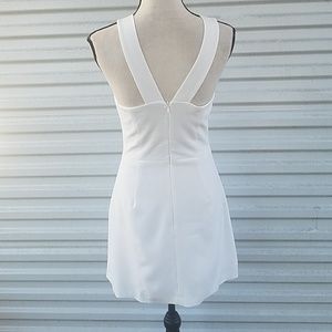 french connection v back tank dress